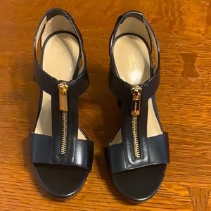 Michael Kors Black Leather Heels